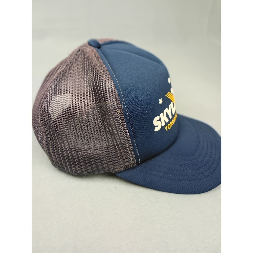 Vintage SkyDome Toronto Canada Trucker Hat Navy Blue Snapback Mesh Cap Retro - Picture 3 of 5